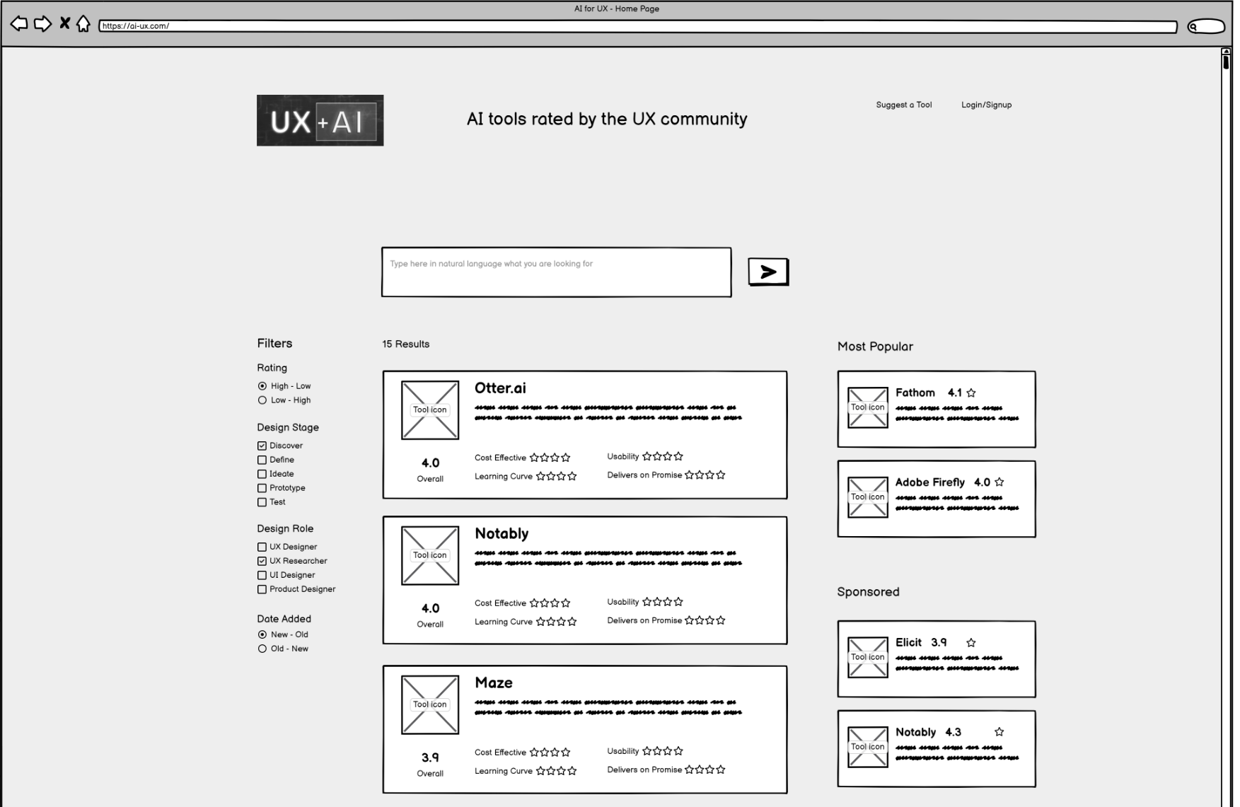 User flow for "read-only" users